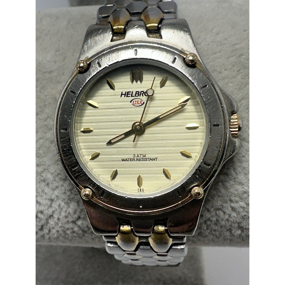 helbros USA 8251 New Battery Ladies Watch 27MM 5.75"‎ K32